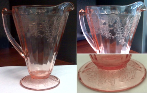 Jeannette Cherry Blossom PAT Pitcher