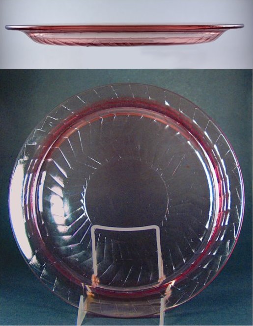Jeannette Zig Zag Platter