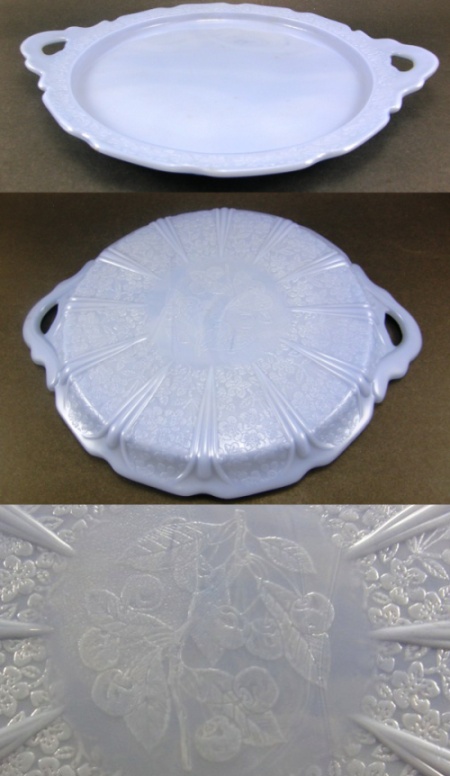 Jeannette Cherry Blossom Handled Tray