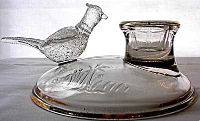 Jeannette #3475 Pheasant Candlestick