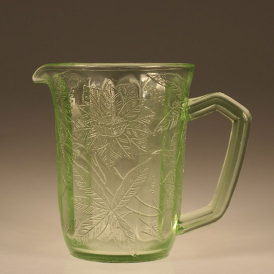 Jeannette Floral (Poinsettia) Pitcher
