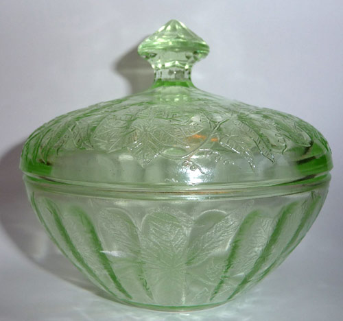 Jeannette Floral Powder Jar