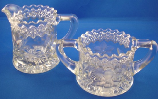 Jenkins #286 Dahlia Sugar and Creamer