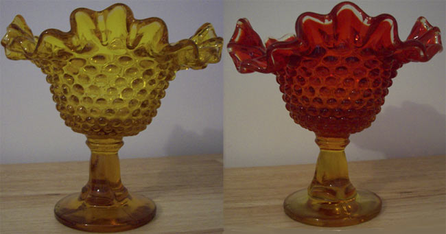 Kanawha # 882 Hobnail Compotes
