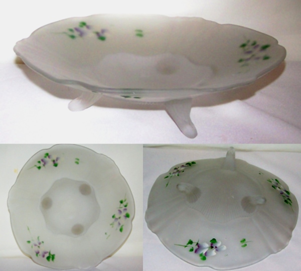 Lancaster # 868 Bowl w/ Painted Decoration