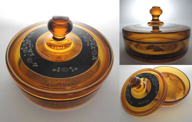 Lancaster # 941 One-Pound Candy w/ Faceted Knob