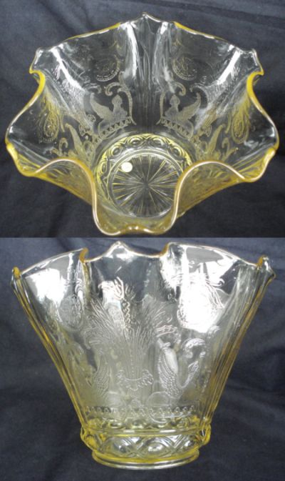 Lancaster # 378/10 Sphinx Fluted Vase