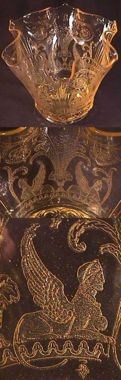 Lancaster # 378/10 Sphinx Vase