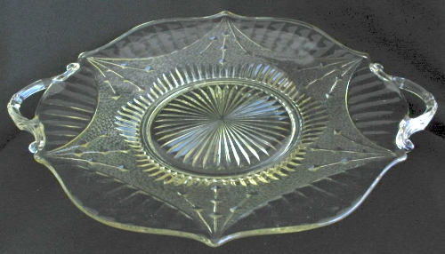 Lancaster # 867/4 Handled "Dart" Sandwich Plate