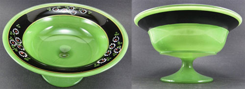Lancaster Compote with Marguerite Decoration