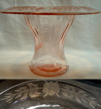 Lancaster #A1-1/2 Hat Rim Vase w/ Wheel Cutting