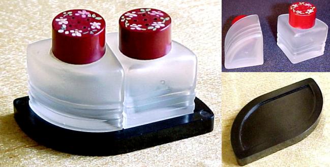 Libbey #R-193 Salt & Pepper & Tray Set