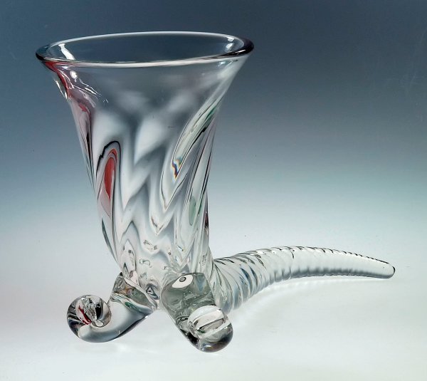 Libbey #9785 Cornucopia Vase