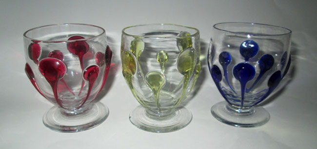 Libbey Nash Lily Pad Cordials