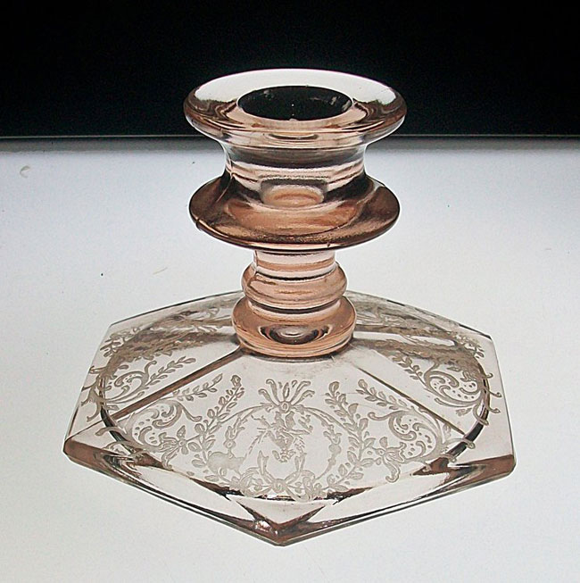 Liberty Works Candleholder w/ Cupid Etch
