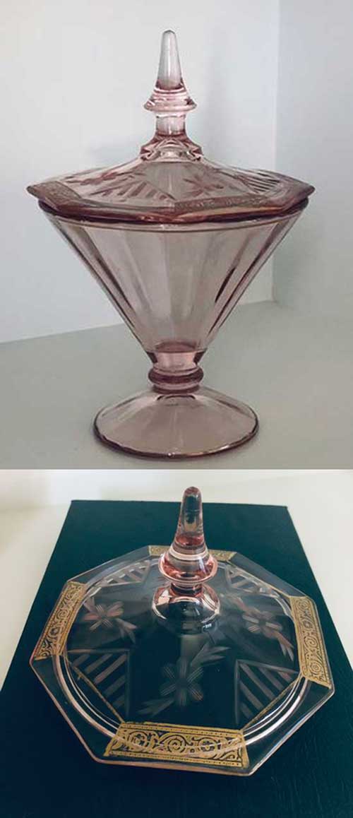 Liberty Works Footed Candy Jar