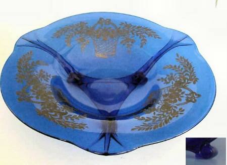 Liberty Works "Collins" Console Bowl w/ Flower Basket Decoration