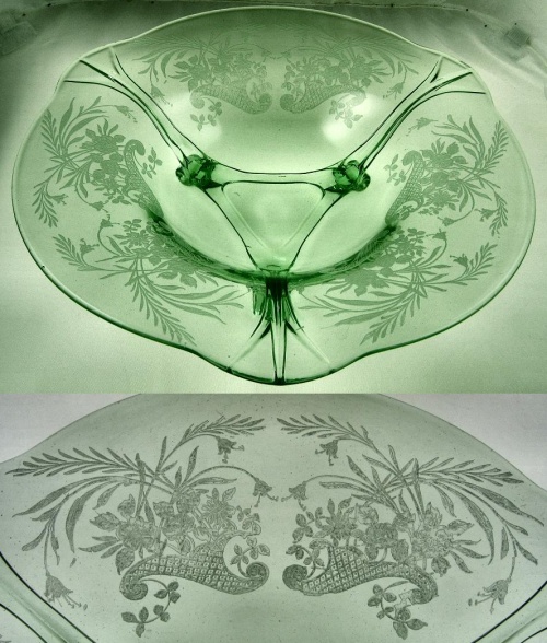 Liberty Works "Collins" Console Bowl w/ Basket Etch