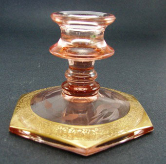 Liberty Works Candleholder w/ Gold Decoration