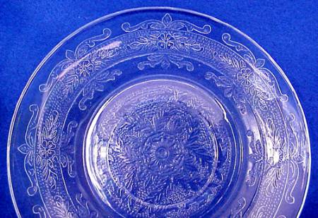 MacBeth-Evans S Pattern "Stippled Rose Band" Saucer