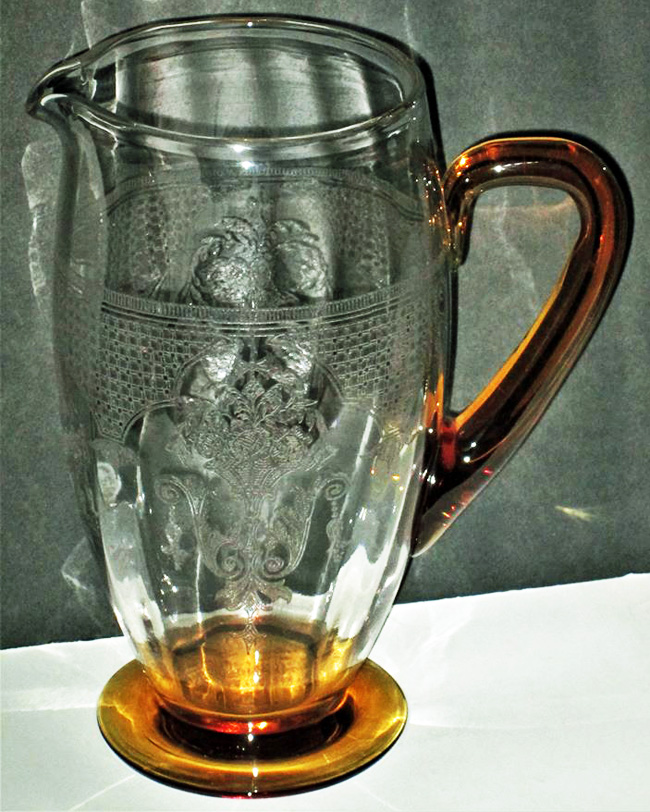 Monongah # 20 Bi-Color Jug w/ Optic & #808 Etch