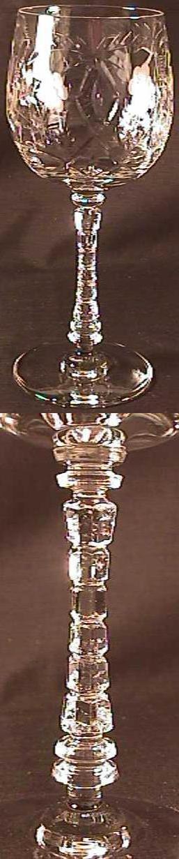 Libbey / Rock Sharpe #1004 Goblet with Villars Cutting