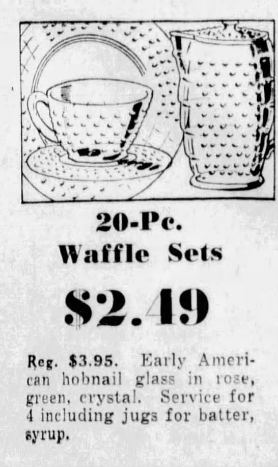 Liberty Works American Pioneer Waffle Set Advertisement
