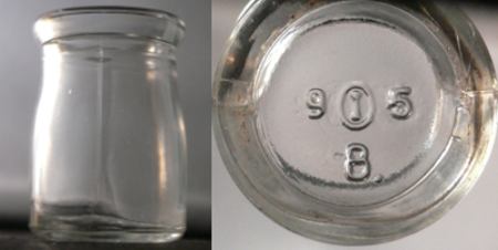Owens-Illinois Individual Cream Bottle
