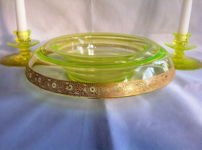 Potomac Console Set w/ Minton Decoration