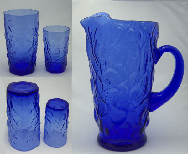 Seneca #1980 Driftwood Pitcher and Tumblers