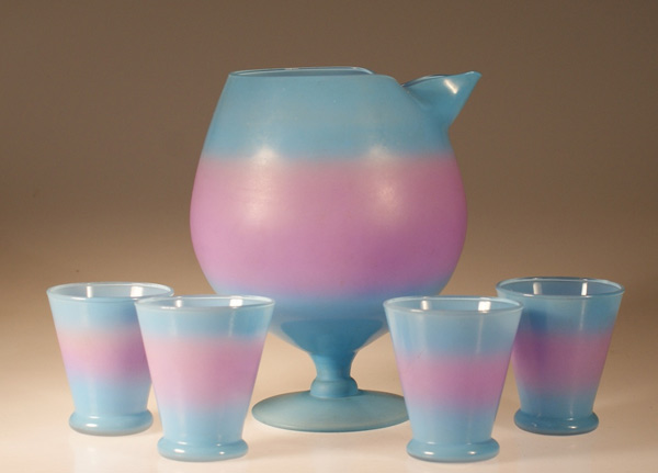 West Virginia Glass Specialty Cocktail Set