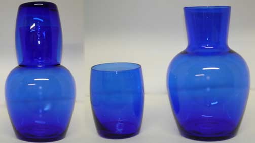 West Virginia Glass Specialty #  1 Night Set