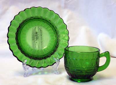 Wheaton Lace & Dewdrop Cup and Saucer