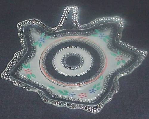 L. E. Smith #  650/807 Tiny Hobnail  Plate