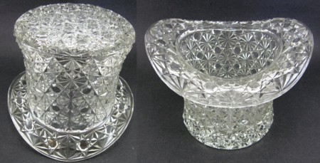L. E. Smith #  135 Daisy & Button Top Hat Planter