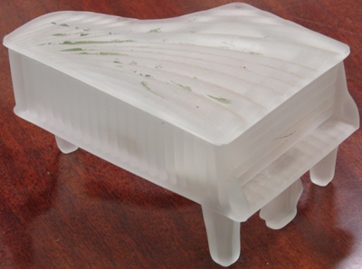 L. E. Smith #  814 Piano Cigarette Box