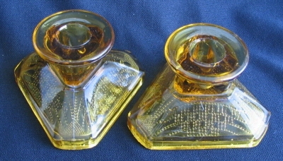 L. E. Smith #  133 "Romanesque" Candleholders