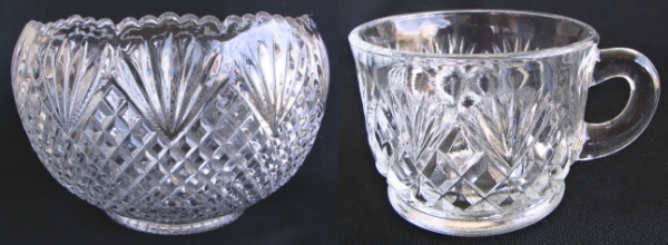 L. E. Smith # 5703 Pineapple Punch Set