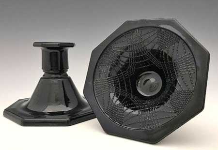 L. E. Smith #  100 Romanesque Candle Holders