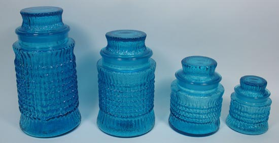 L. E. Smith # 7392 Cascade Cannister Set