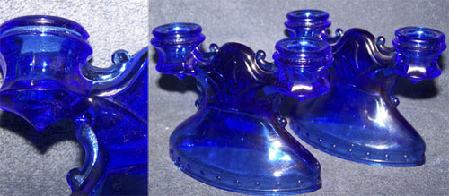 L. E. Smith #  600 Mount Pleasant Duo Candlestick