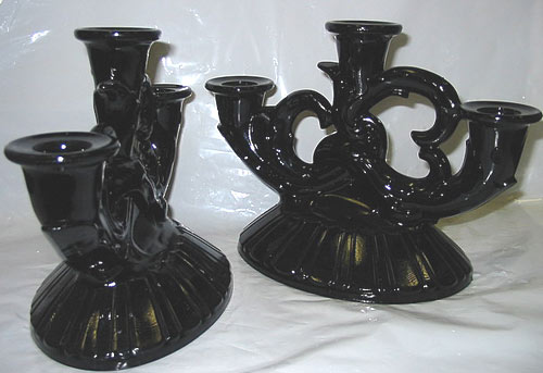 L. E. Smith #  700 Triple Candleholder