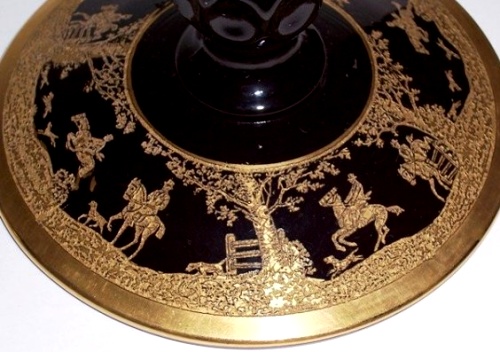 Cambridge # 718 Imperial Hunt Scene Etch