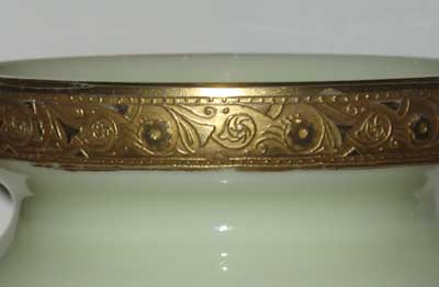 Cambridge #D 619 Gold Band Overlay