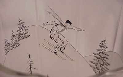 Cambridge #D7104 Skier
