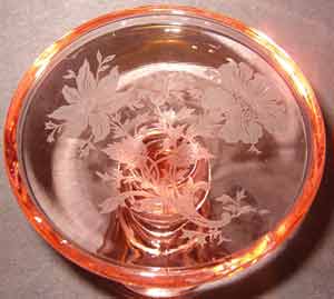 Cambridge # 517 "Early Wildflower" Etch