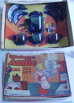 Alley Agate Orphan Annie Tea Set
