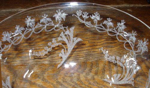 Central # 22 Floral Trumpets Etch