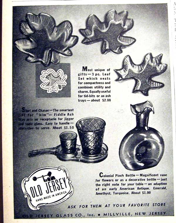 Old Jersey Glass Ad