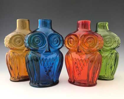 Viking #7255 Owl Bottle